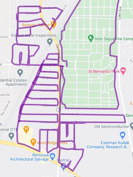 Barnard & Uptonville map